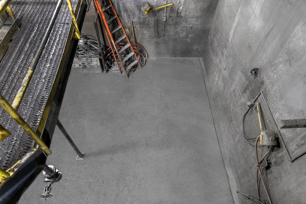 Industrial site after maintenance is completed